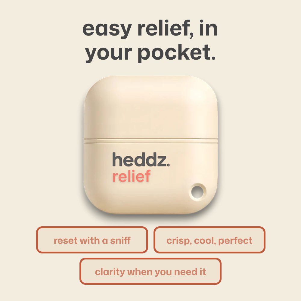 heddz. 3 pack bundle (relief, calm, focus)