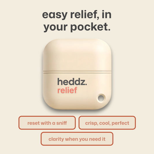 heddz. 6 pack bundle (relief, calm, focus)